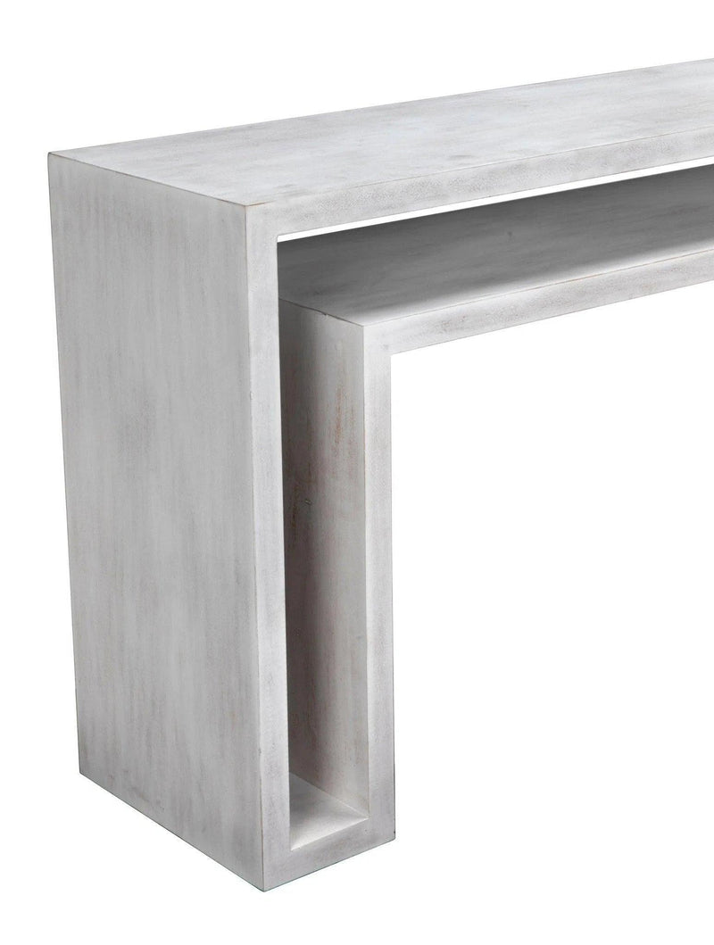 Caine Console White Console Tables LOOMLAN By Noir