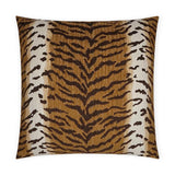 Calabar Caramel Animal Tan Taupe Large Throw Pillow With Insert Throw Pillows LOOMLAN By D.V. Kap