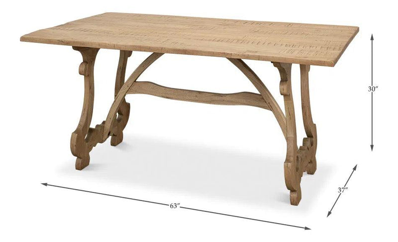 Calambac Driftwood Dining Table Seats 6 Dining Tables LOOMLAN By Sarreid