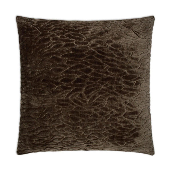 Callard Espresso Chocolate Brown Throw Pillow With Insert Throw Pillows LOOMLAN By D.V. Kap