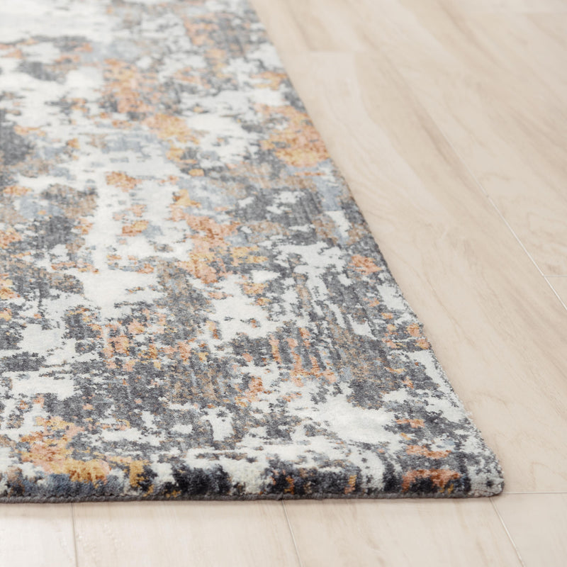 Calo Abstract Gray/ Multi Large Area Rugs For Living Room Area Rugs LOOMLAN By LOOMLAN