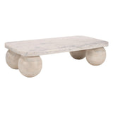 Camakat Natural Rectangular Coffee Table Coffee Tables LOOMLAN By Zuo Modern