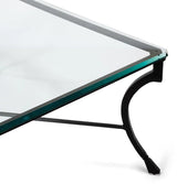 Camargues Coffee Table Glass Top Metal Frame Coffee Tables LOOMLAN By Sarreid