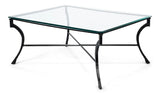 Camargues Coffee Table Glass Top Metal Frame Coffee Tables LOOMLAN By Sarreid