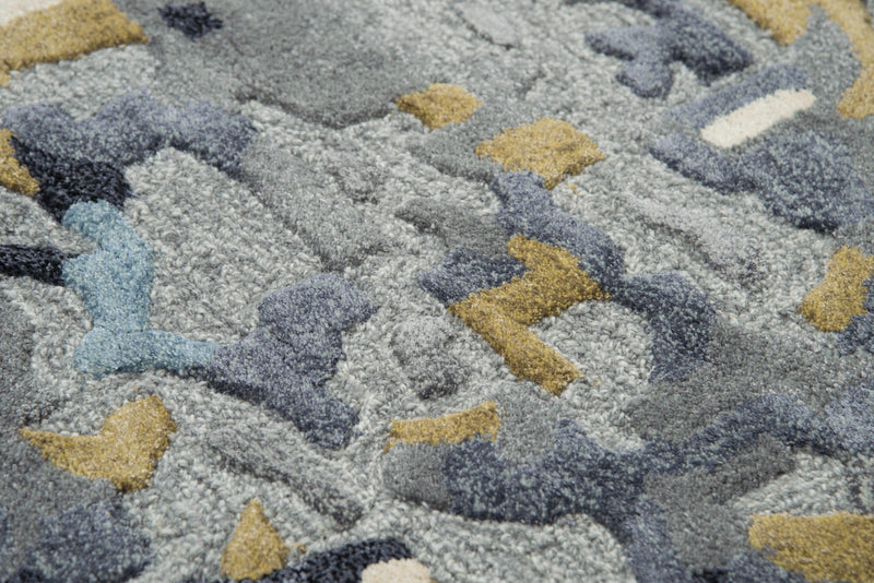 Camb Abstract Gray Large Area Rugs For Living Room Area Rugs LOOMLAN By LOOMLAN