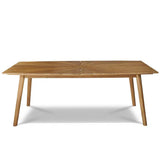 Cambria Rectangular Teak Outdoor Dining Table Outdoor Dining Tables LOOMLAN By HiTeak