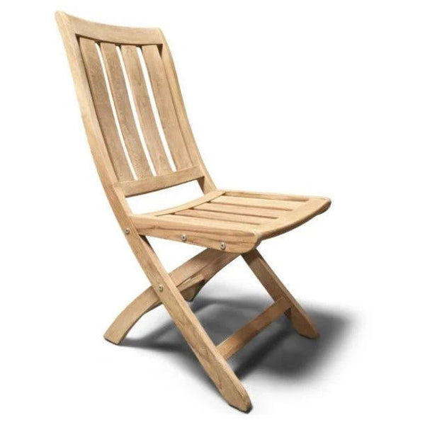 Cambria Teak Outdoor Folding Chair Outdoor Lounge Chairs LOOMLAN By HiTeak