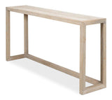 Camden Console Table Grey Finish Pine Wood Console Tables LOOMLAN By Sarreid