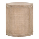 Cane End Table Reclaimed Solid Wood Side Tables LOOMLAN By Essentials For Living