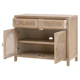 Cane Media Console Small TV Stand Sustainable Furniture TV Stands & Media Centers LOOMLAN By Essentials For Living