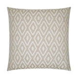 Canyon Geometric Global Ivory Large Throw Pillow With Insert Throw Pillows LOOMLAN By D.V. Kap