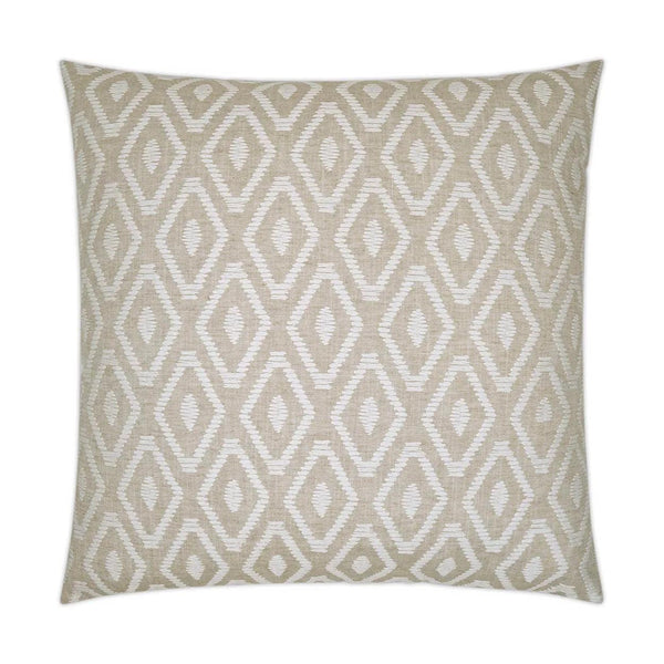 Canyon Geometric Global Ivory Large Throw Pillow With Insert Throw Pillows LOOMLAN By D.V. Kap