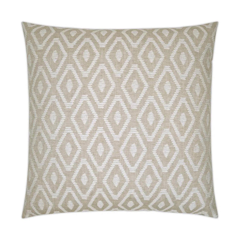 Canyon Geometric Global Ivory Large Throw Pillow With Insert Throw Pillows LOOMLAN By D.V. Kap