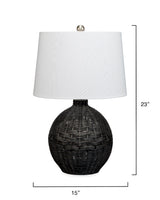 Cape Rattan Table Lamp