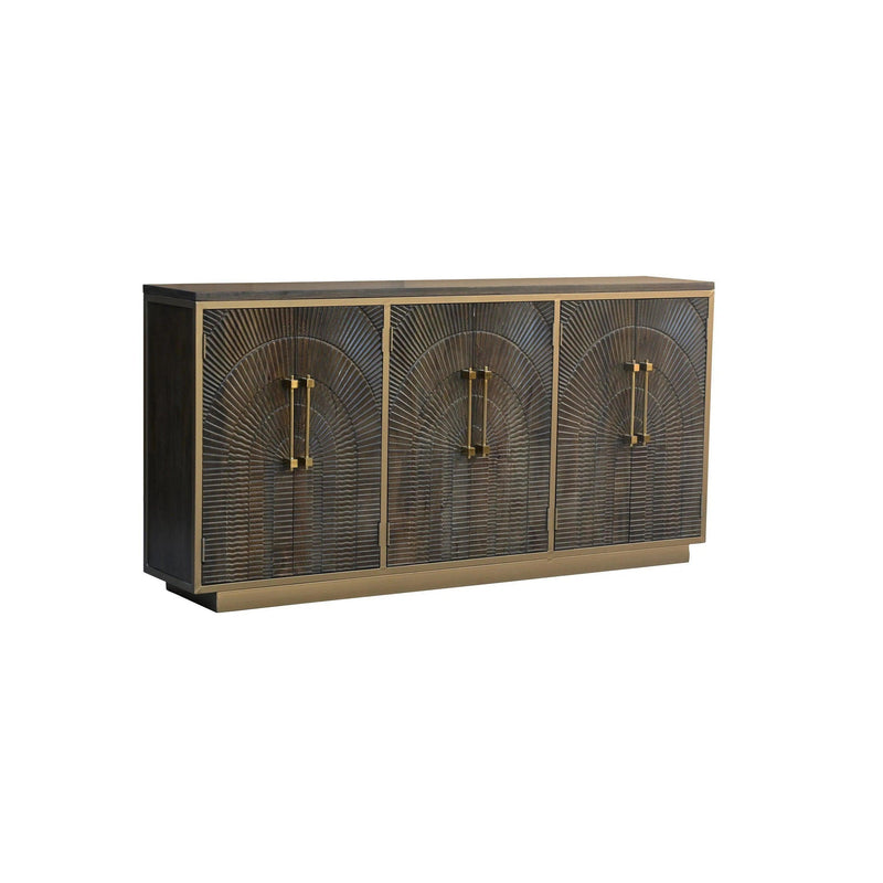 Capella Coffee Brown Wood Sideboard Sideboards LOOMLAN By LOOMLAN