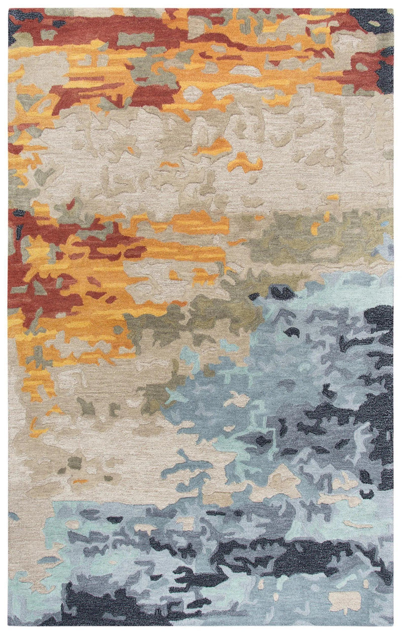 Capi Abstract Tan Large Area Rugs For Living Room Area Rugs LOOMLAN By LOOMLAN