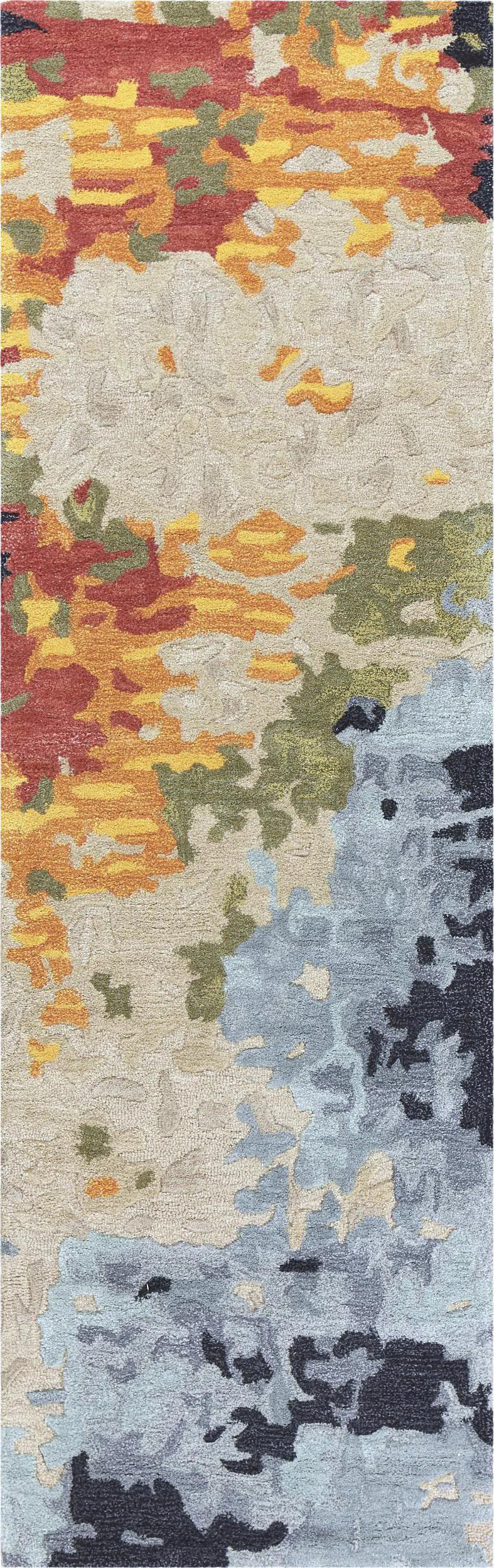 Capi Abstract Tan Large Area Rugs For Living Room Area Rugs LOOMLAN By LOOMLAN