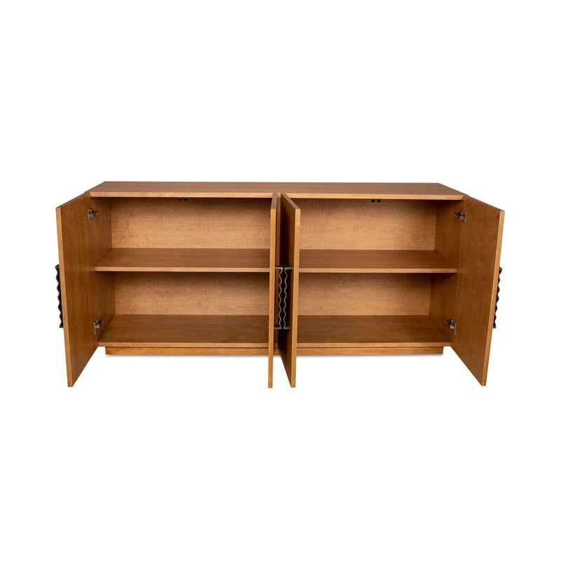 Cara Natural Wood Sideboard Sideboards LOOMLAN By Moe's Home