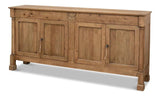 Caracole Credenza Cabinet for Living Room Driftwood Finish Sideboards LOOMLAN By Sarreid