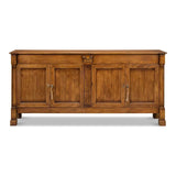 Caracole Credenza Fruitwood Cabinet for Living Room Sideboards LOOMLAN By Sarreid