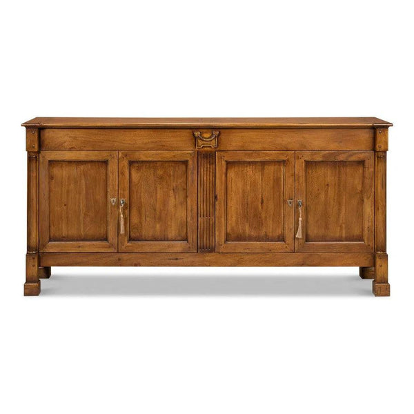 Caracole Credenza Fruitwood Cabinet for Living Room Sideboards LOOMLAN By Sarreid