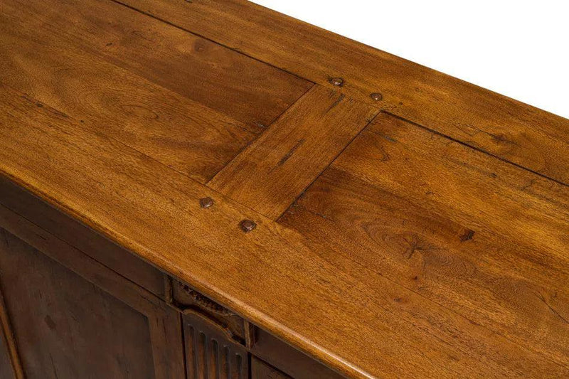 Caracole Credenza Fruitwood Cabinet for Living Room Sideboards LOOMLAN By Sarreid