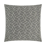 Caramba Graphite Grey Throw Pillow With Insert Throw Pillows LOOMLAN By D.V. Kap