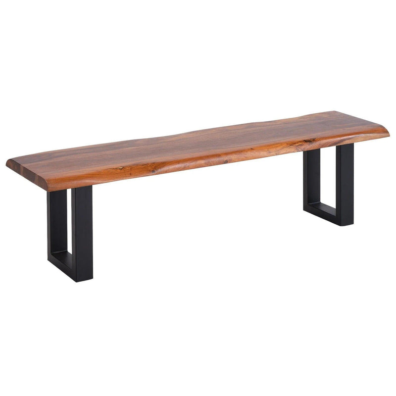 Carden Sheesham Timber Wood Dining Bench Dining Benches LOOMLAN By LOOMLAN