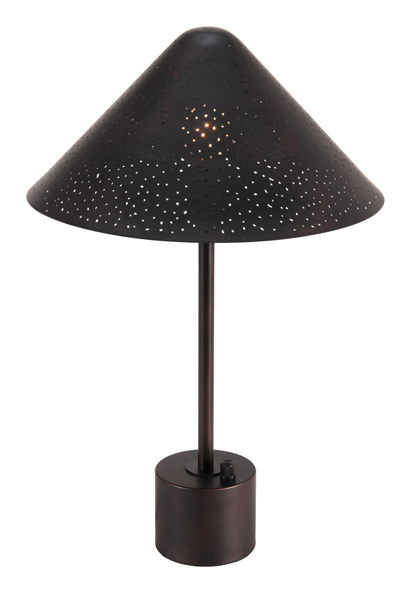 Cardo Table Lamp Bronze Table Lamps LOOMLAN By Zuo Modern