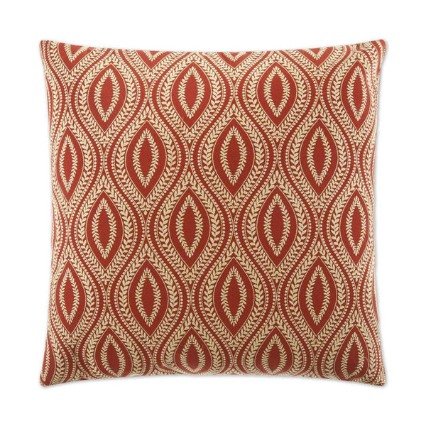 Carino Paprika Throw Pillow With Insert Throw Pillows LOOMLAN By D.V. Kap