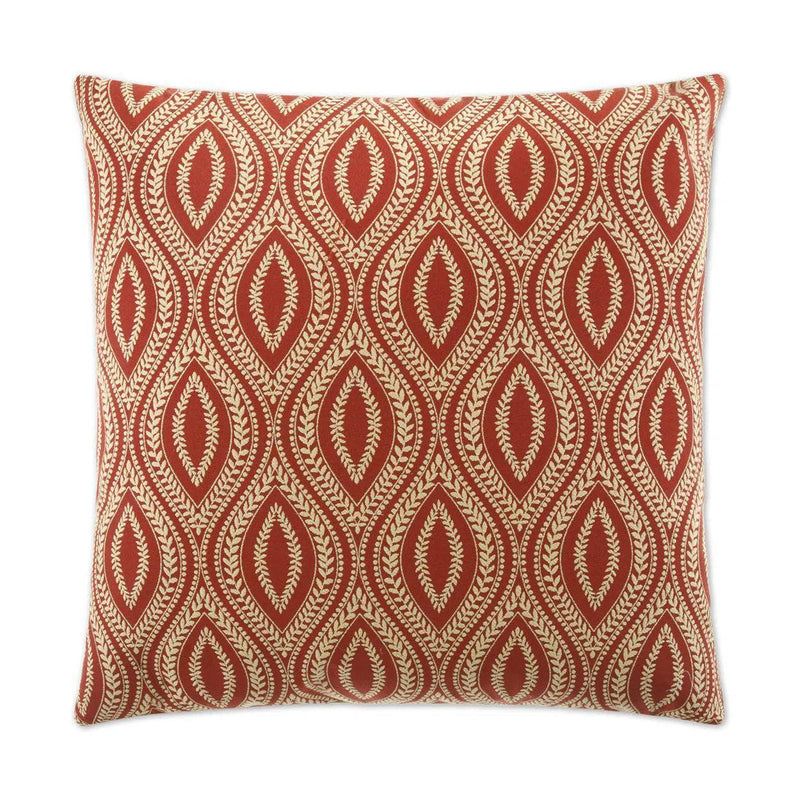 Carino Paprika Throw Pillow With Insert Throw Pillows LOOMLAN By D.V. Kap