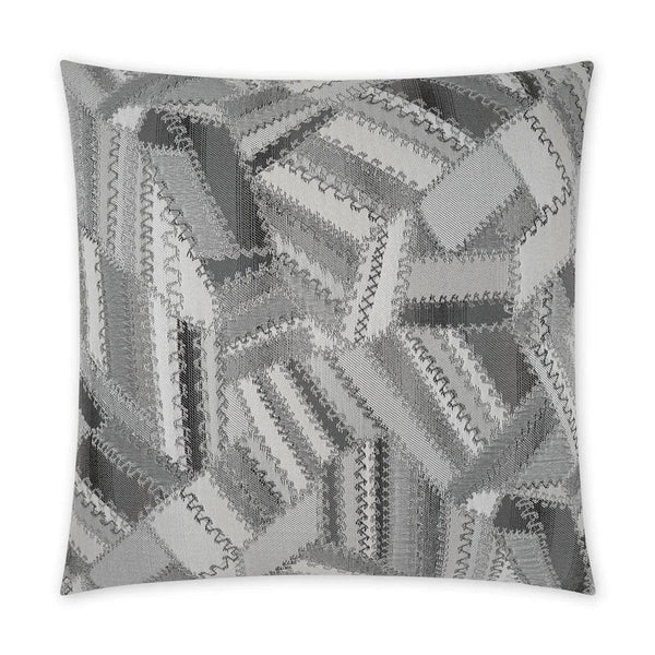 Carissa Charcoal Global Charcoal Large Throw Pillow With Insert Throw Pillows LOOMLAN By D.V. Kap