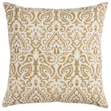 Carl Damask Decorative Throw Pillow For Couch Throw Pillows LOOMLAN By LOOMLAN