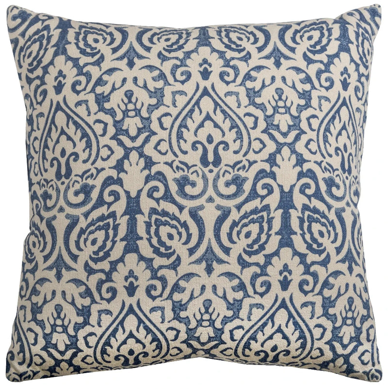 Carl Damask Decorative Throw Pillow For Couch Throw Pillows LOOMLAN By LOOMLAN