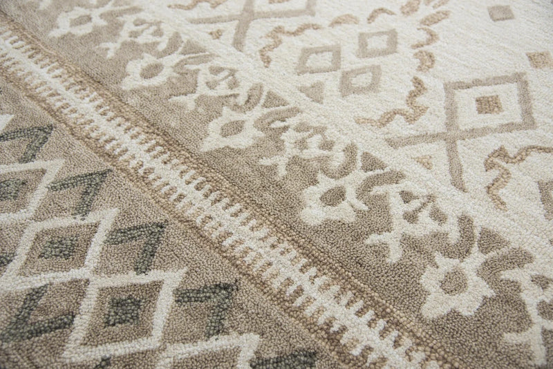 Carl Tribal Motif Natural Large Area Rugs For Living Room Area Rugs LOOMLAN By LOOMLAN