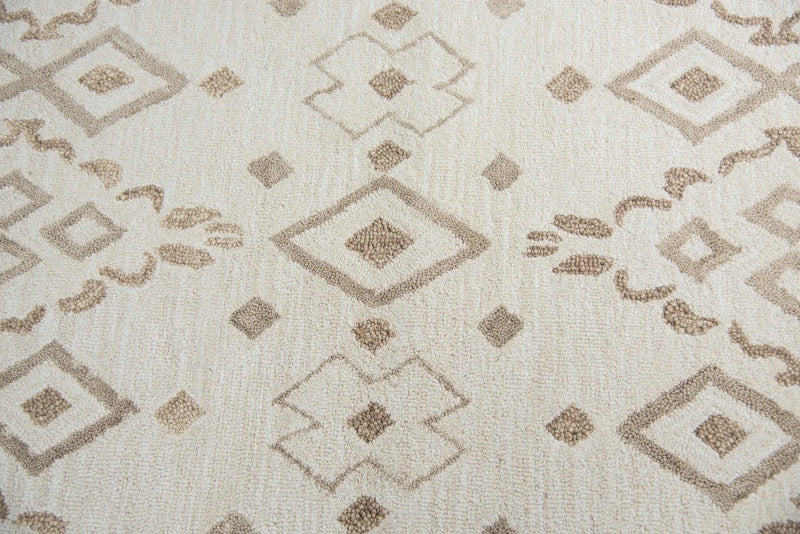 Carl Tribal Motif Natural Large Area Rugs For Living Room Area Rugs LOOMLAN By LOOMLAN