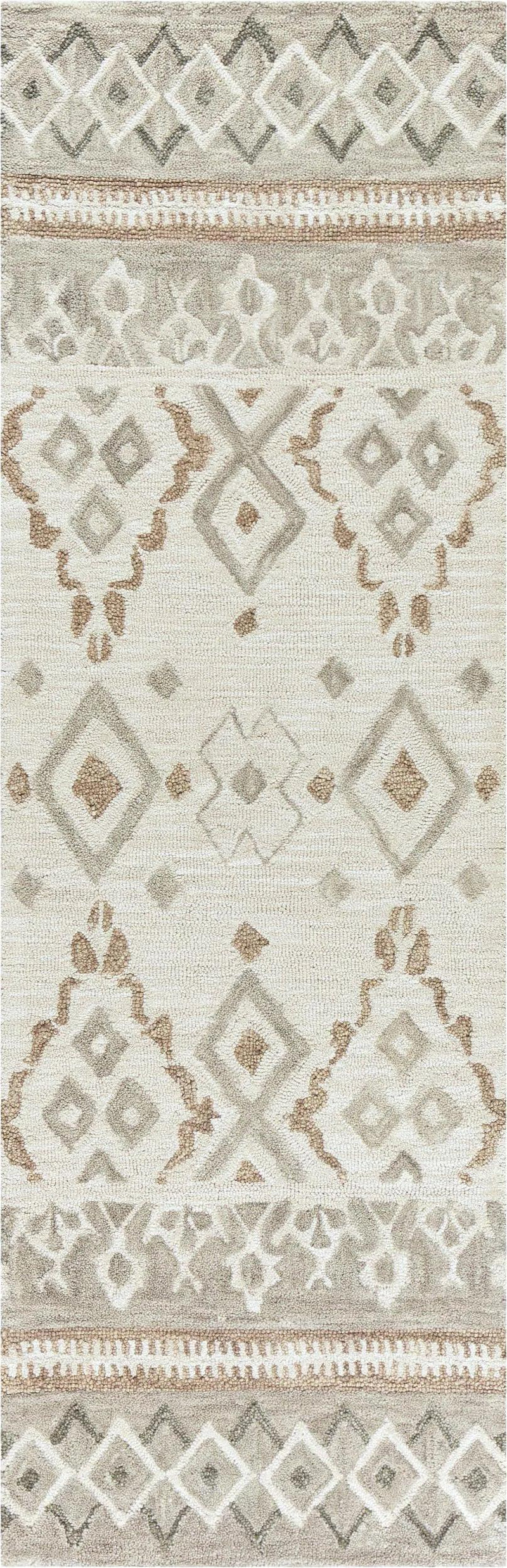 Carl Tribal Motif Natural Large Area Rugs For Living Room Area Rugs LOOMLAN By LOOMLAN