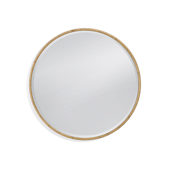 Carlee Metal Gold Wall Mirror Wall Mirrors LOOMLAN By Bassett Mirror