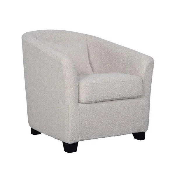 Carmen Club Chair - Boucle Cream Club Chairs LOOMLAN By LH Imports