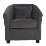 Carmen Club Chair - Espresso Club Chairs LOOMLAN By LH Imports