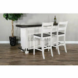 Carriage House Home Bar Island Counter Height Dining Home Bar Islands LOOMLAN By Sunny D