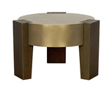 Carrusel Coffee Table, Metal with Brass and Aged Brass Finish Coffee Tables LOOMLAN By Noir