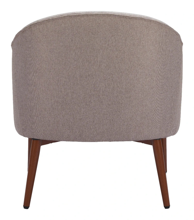 Carter Accent Chair Gray Club Chairs LOOMLAN By Zuo Modern