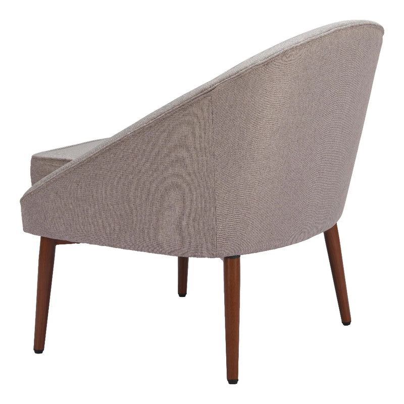 Carter Accent Chair Gray Club Chairs LOOMLAN By Zuo Modern