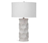 Cassidy 28" Tall Ceramic Cream Table Lamp Table Lamps LOOMLAN By Bassett Mirror