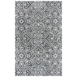 Cast Medallion Gray Large Area Rugs For Living Room Area Rugs LOOMLAN By LOOMLAN