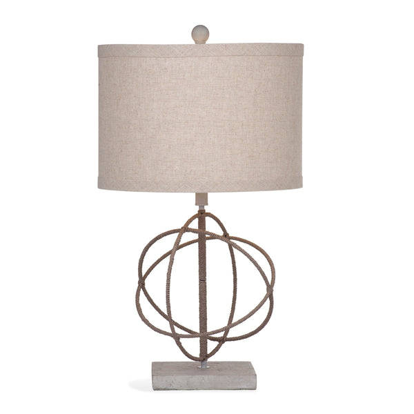 Caswell Metal Brown Table Lamp Table Lamps LOOMLAN By Bassett Mirror