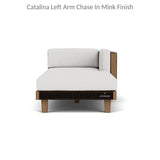 Catalina Left Arm Chaise Sectional Sofa Wicker Made in USA Lloyd Flanders Outdoor Modulars LOOMLAN By Lloyd Flanders