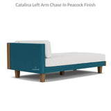 Catalina Left Arm Chaise Sectional Sofa Wicker Made in USA Lloyd Flanders Outdoor Modulars LOOMLAN By Lloyd Flanders