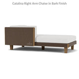 Catalina Right Arm Chaise Sectional Sofa Wicker Made in USA Lloyd Flanders Outdoor Modulars LOOMLAN By Lloyd Flanders